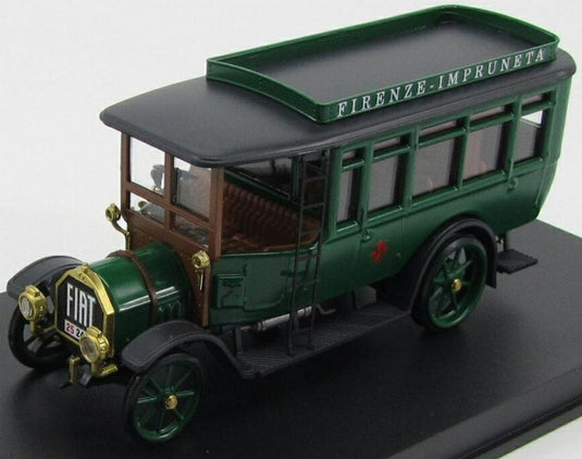 フィアット 18BL バス フィレンツェ - インプルネータ 1915 グリーン / Rio 1/43 ミニカー