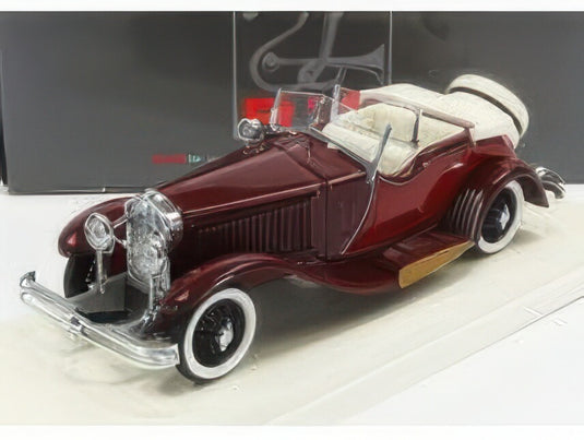 ISOTTA FRASCHINI トルペード カブリオレ カスターニャ 1930 ボルドー ベージュ/ Rio 1/43 ミニカー