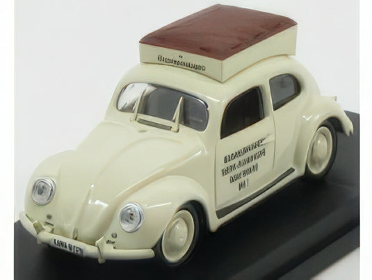 VOLKSWAGEN  BEETLE AMBULANCE POMPIERI DI WOLFSBURG 1950  WHITE/RIO 1/43ミニカー