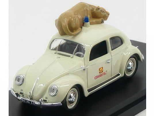 VOLKSWAGEN BEETLE SHELL CRANEVELT ZOO DI ARNHEM HOLLAND 1965 ライオン付 ライトグレー/ Rio 1/43 ミニカー
