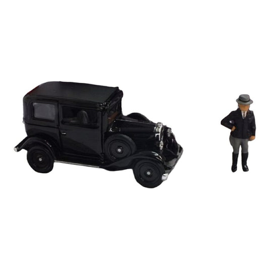 Fiatフィアット Balilla プレゼンテーション ヴィラ トルロニア 1932 ブラック フィギュア付き / RIO 1/43 ミニカー