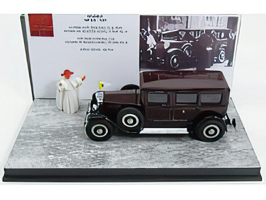 FIAT  525 1929  PERSONAL CAR PAPA PIO XI  POPE PIO XI  BLACK/Rio 1/43ミニカー