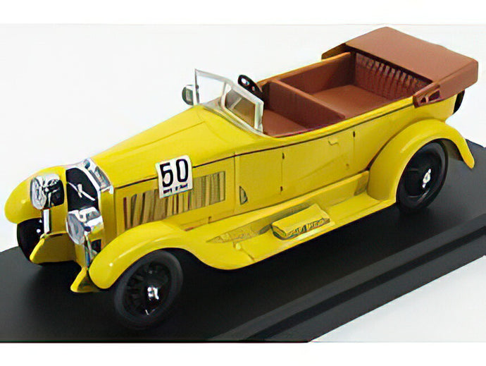 ISOTTA FRASCHINI  8A SPIDER N 50 WINNER RALLY MILANO  SANREMO 1933 ROSALINDA BIANCHI ANDERLONI  YELLOW/Rio 1/43ミニカー