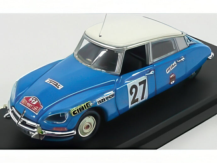 CITROEN DS21 N 27 ラリーモンテカルロ 1970 プデルー ヴァンサン ブルー/ Rio 1/43 ミニカー