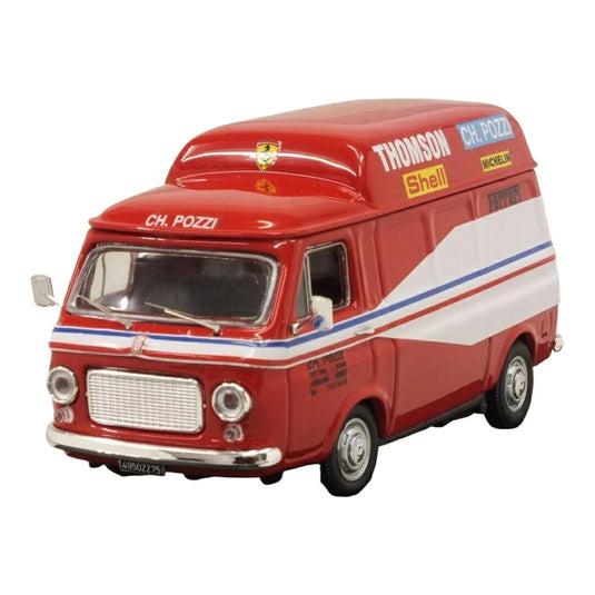 Fiatフィアット 238 アシステンツァ Ferrariフェラーリ Ch.Pozzi 24時間ルマン 1978 レッド / Rio 1/43 ミニカー