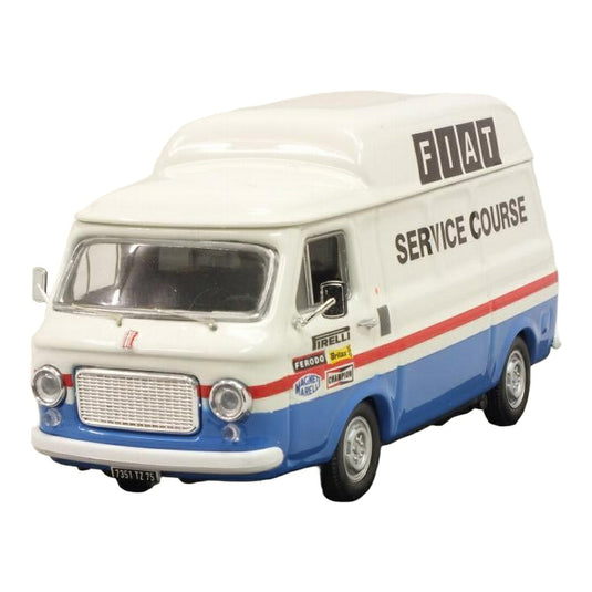 Fiatフィアット 238 アシステンツァ フィアットフランス 1971 サービスコース ホワイト/ブルー / Rio 1/43 ミニカー