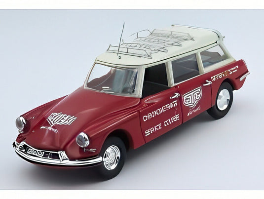 【予約】CITROEN DS21 ブレーク ステーションワゴン フェラーリ クロノメトラーサービス 1970 レッド/ホワイト/ Rio 1/43 ミニカー