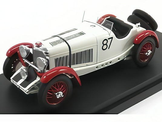 MERCEDES BENZ SSKL スパイダー ナンバー87 ミッレミリア 1931 優勝 ルドルフ カラチオラ ホワイト/ Rio 1/43 ミニカー