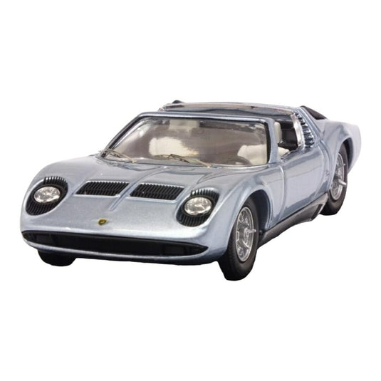 Lamborghiniランボルギーニ Miuraミウラ Roadsterロードスター Bertoneベルトーネ モーターショー ブリュッセル 1968 シルバー シングルサンプル