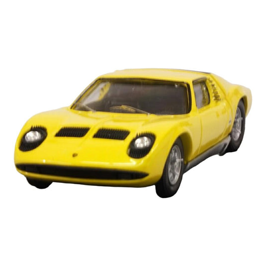 Lamborghiniランボルギーニ Miuraミウラ Bertoneベルトーネ P400 1966 イエロー / RIO 1/43 ミニカー