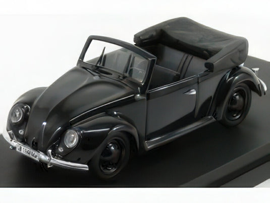 VOLKSWAGEN - BEETLE KAFER KDF CABRIOLET GIFT FOR THE 50th BIRTHDAY OF ADOLF HITLER - 20 APRIL 1939 - BLACK/Rio 1/43ミニカー TVシリーズ