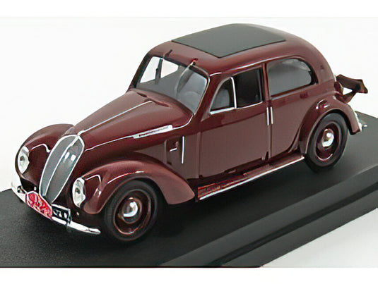 FIAT 1500 6C No36 ラリーモンテカルロ 1937 Gヴィッロレージ ダークレッド/ Rio 1/43 ミニカー