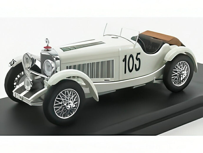 MERCEDES BENZ SSK スパイダー ナンバー105 ミッレミリア 1931 Fマイノ Eストラッツァ ホワイト/ Rio 1/43 ミニカー