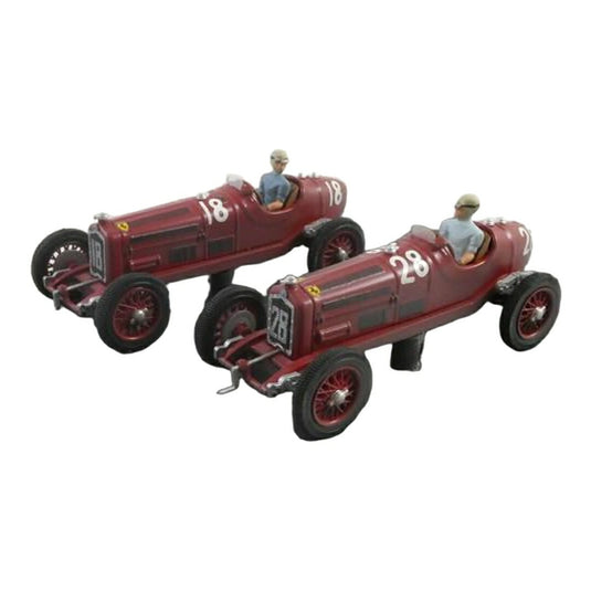 Alfa Romeoアルファロメオ P3 1934 レッド #18 #28 2台セット / Rio 1/43 ミニカー