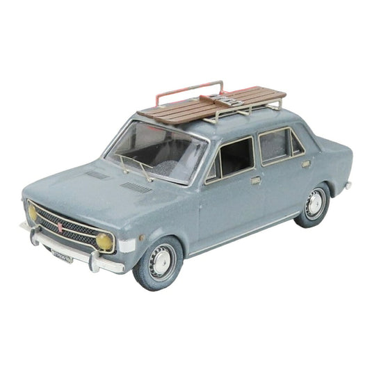 Fiatフィアット 128 スキーキャリア付 1970 ウィンターバケーション グレー / Rio 1/43 ミニカー
