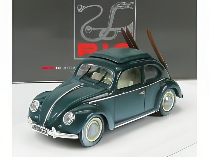 VOLKSWAGEN ビートル マジョリーノ スキー付き 1950 冬休み グレー / Rio 1/43 ミニカー