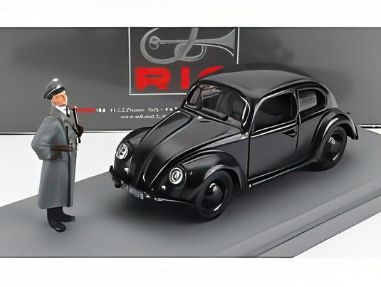 フォルクスワーゲン ビートル ケーファー KDFワーゲン フィギュア付き 1941 ブラック/ Rio 1/43 ミニカー