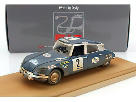 CITROEN DS21 N 2 4th RALLY MAROCCO DIRTY VERSION 1971 BOB NEIRET JACQUES TERRAMORSI BLUE/Rio 1/43ミニカー