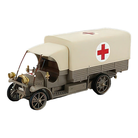 Fiatフィアット 18BL Truckトラック 1915 テロナート救急車 C.R.I. イタリア赤十字社160周年 Military Green / Rio 1/43 ミニカー