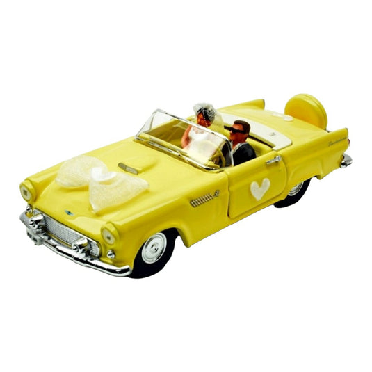 Fordフォード Thunderbirdサンダーバード 1956 Just Married フィギュア付き イエロー / RIO 1/43 ミニカー