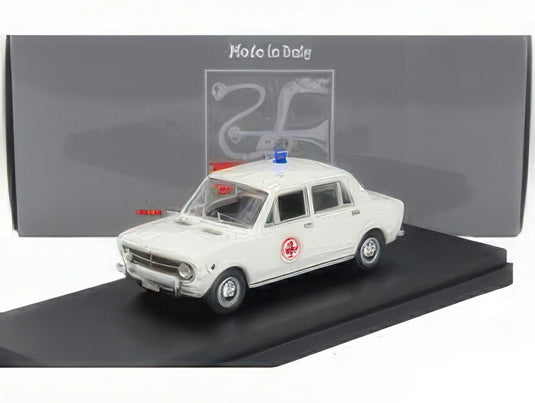 FIAT 128 C.R.I. クローチェ ロッサ イタリアーナ 救急車 1970 ホワイト/ Rio 1/43 ミニカー