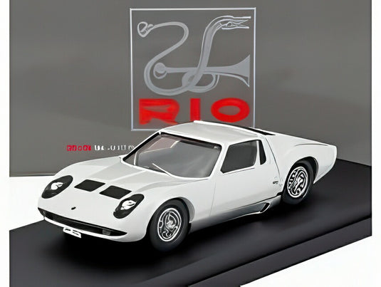LAMBORGHINI MIURA P400 1967 リトル・トニー パーソナルカー ホワイト/ Rio 1/43 ミニカー