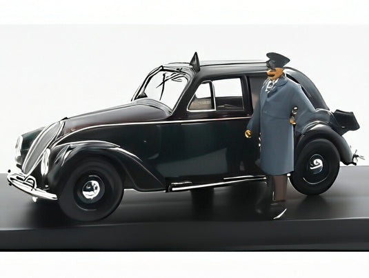 FIAT 1500 6C タクシー ローマ ドライバー付 1940 グレー / Rio 1/43 ミニカー