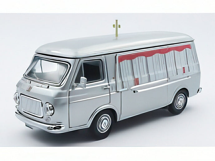 【予約】FIAT 238 バン 霊柩車 1970 シルバー/ Rio 1/43 ミニカー