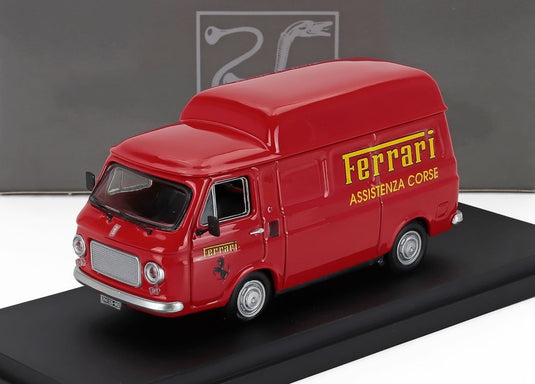 FIATフィアット 238 バン ハイルーフ フェラーリチームサポートカー 1978 レッド / RIO-MODELS 1/43 ミニカー