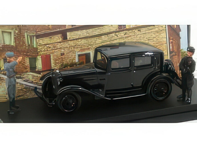 ALFA ROMEO 6C 1750 MUSSOLINI PERSONAL CAR VISITA A PREDAPPIO CASA NATALE 1930 WITH FIGURES BLACK/RIO-MODELS 1/43ミニカー 海外限定