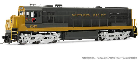 HOゲージ 鉄道模型 Rivarossi Northern Pacific ディーゼル機関車 U25C 2519 Era III DC DCC