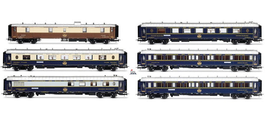 HOゲージ 鉄道模型 Rivarossi 6-piece set 150 Years of the Nostalgia Istanbul-Orient Express Era