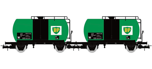 HOゲージ 貨車 Rivarossi FS BP 2軸タンクワゴン 2両セット Era IV DC