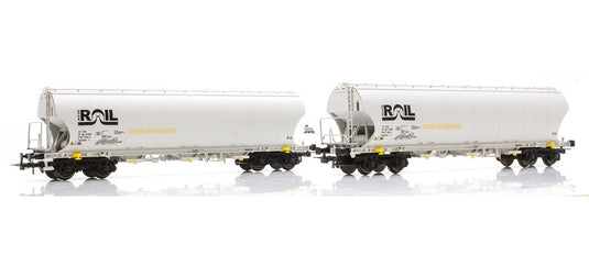 HOゲージ 貨車 Rivarossi ATIR-RAIL 穀物サイロ貨車 2両セット Era VI DC