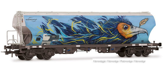 HOゲージ 鉄道模型 貨車 Rivarossi リバロッシ F-ERSA Interfracht 穀物サイロ貨車 Era VI DC