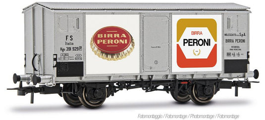 HOゲージ 貨車 Rivarossi FS 冷蔵貨車 Hgb Peroni Era III DC