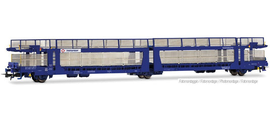 HOゲージ 貨車 Rivarossi Transfesa Laeks 63C Hispanauto 車両輸送車 Era VI DC