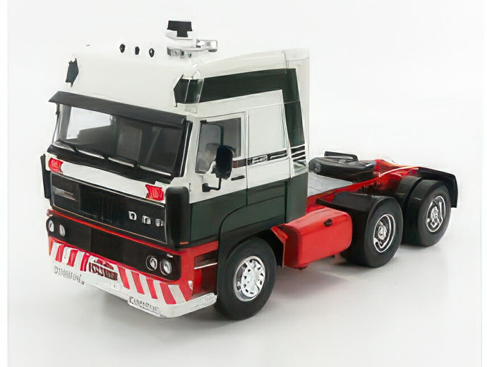 DAF 3600 SPACE CAB TRACTOR TRUCK 3ASSI 1986 WHITE GREEN RED/ROAD-KINGS 1/18ミニカー