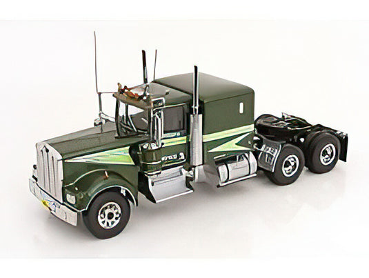 【予約】2025年発売予定KENWORTH  W900 TRACTOR TRUCK 3ASSI MOVING ON 1989  GREEN/ROAD-KINGS 1/18ミニカー