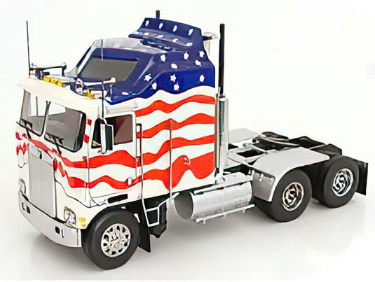 【予約】2025年発売予定KENWORTH K100 AERODYNE TRACTOR TRUCK STARS & STRIPES 3 ASSI 1976 WHITE BLUE RED/ROAD-KINGS 1/18ミニカー