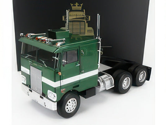 PETERBILT 352 PACEMAKER TRACTOR TRUCK 3ASSI 1979 GREEN WHITE/ROAD-KINGS 1/18ミニカー