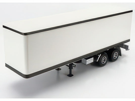 TRAILER TRAILER FOR TRUCK RIMORCHIO WHITE BLACK/ROAD-KINGS 1/18ミニカー