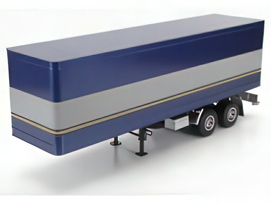 TRAILER  TRAILER FOR TRUCK  RIMORCHIO  BLUE SILVER/ROAD-KINGS 1/18ミニカー