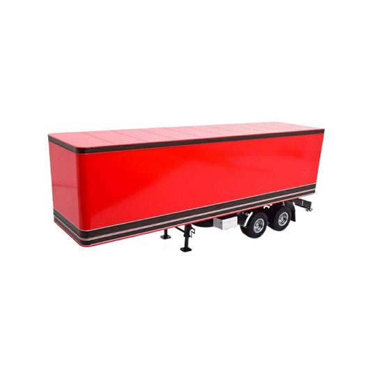 Box Semitrailer red black RK180166 トレーラー / Road-Kings 1/18 建設機械模型 工事車両