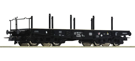 HOゲージ 貨車 Roco DB 重物輸送用平貨車 Rlmmp Era IV DC