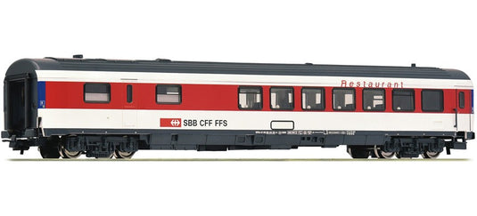 HOゲージ 鉄道模型客車 Roco SBB Eurocity dining car WRm Era VI DC