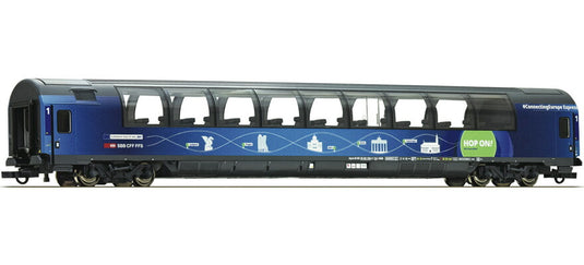 HOゲージ 客車 Roco ロコ SBB Connecting Europe Express Panorama car Connecting Europe Express SBB DC