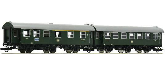 HOゲージ 鉄道模型 客車 Roco ロコ DB Era III 2-piece set Rebuilt passenger car DB set 1 Era III DC