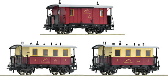 HOゲージ 鉄道模型 車両 Roco ロコ Sonnblick Bahn 3 piece set rack railway passenger trains era III IV DC