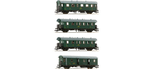 HOゲージ 客車 Roco ロコ CSD 客車 4 piece set Era IV CSD passenger train DC